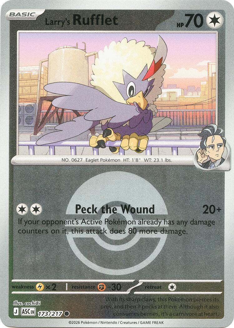 Larry's Rufflet (173/217) (Poke Ball) [Mega Evolution: Ascended Heroes] - The Mythic Store | 24h Order Processing