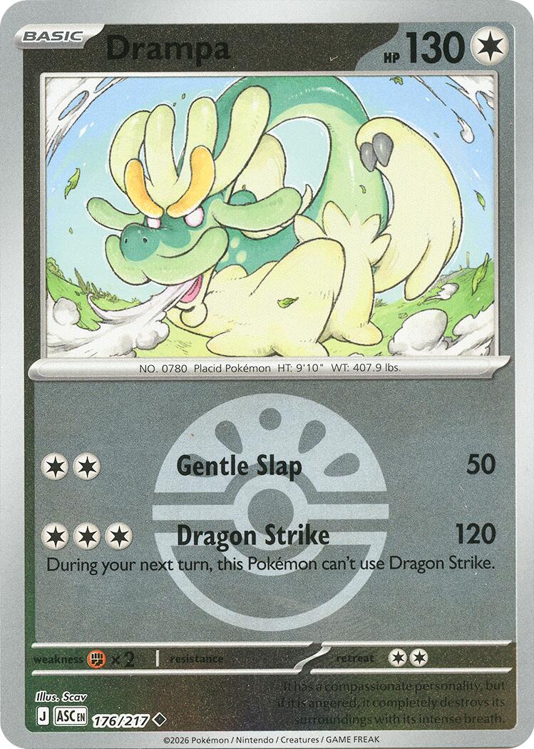 Drampa (176/217) (Friend Ball) [Mega Evolution: Ascended Heroes] - The Mythic Store | 24h Order Processing