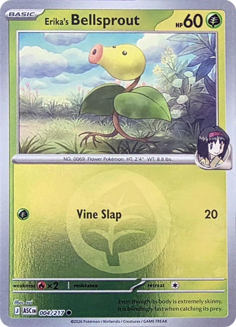 Erika's Bellsprout (004/217) (Energy Symbol Pattern) [Mega Evolution: Ascended Heroes] - The Mythic Store | 24h Order Processing