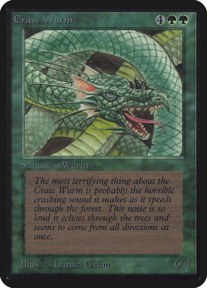 Craw Wurm [Alpha Edition] - The Mythic Store | 24h Order Processing