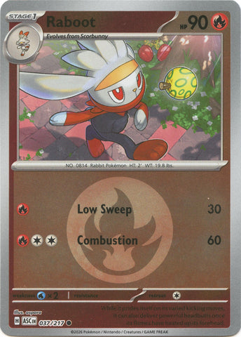 Raboot (037/217) (Energy Symbol Pattern) [Mega Evolution: Ascended Heroes] - The Mythic Store | 24h Order Processing