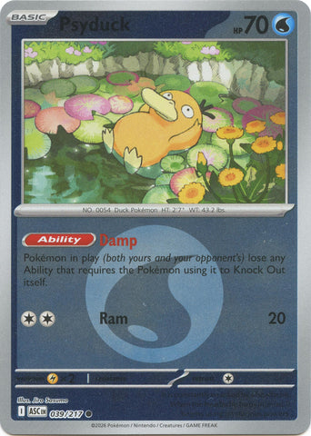 Psyduck (039/217) (Energy Symbol Pattern) [Mega Evolution: Ascended Heroes] - The Mythic Store | 24h Order Processing