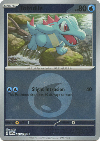 Totodile (041/217) (Energy Symbol Pattern) [Mega Evolution: Ascended Heroes] - The Mythic Store | 24h Order Processing