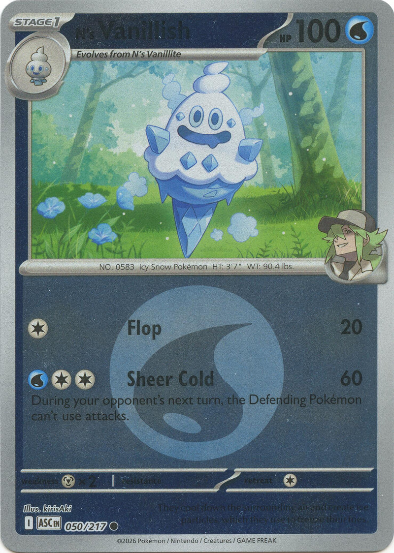 N's Vanillish (050/217) (Energy Symbol Pattern) [Mega Evolution: Ascended Heroes] - The Mythic Store | 24h Order Processing