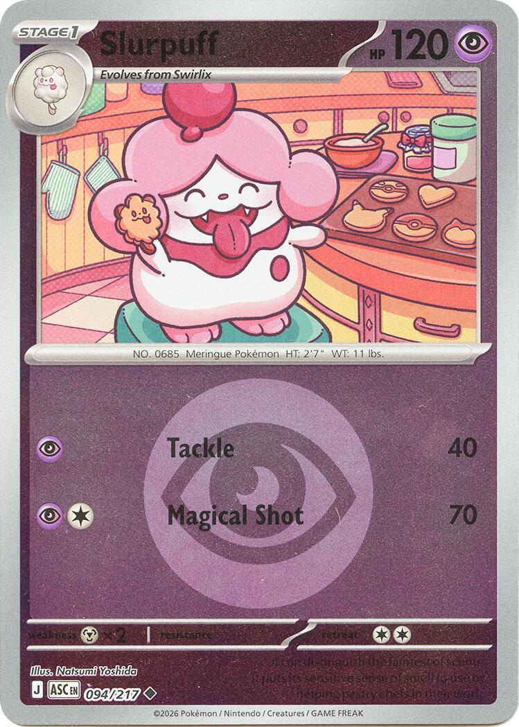 Slurpuff (094/217) (Energy Symbol Pattern) [Mega Evolution: Ascended Heroes] - The Mythic Store | 24h Order Processing