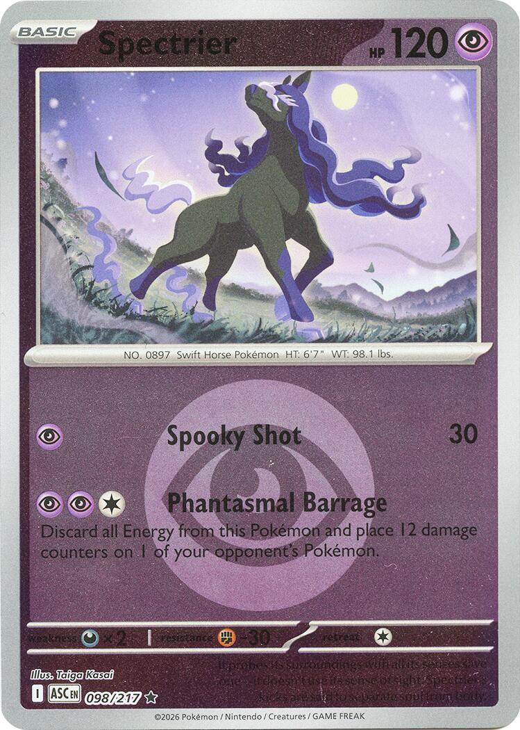 Spectrier (098/217) (Energy Symbol Pattern) [Mega Evolution: Ascended Heroes] - The Mythic Store | 24h Order Processing