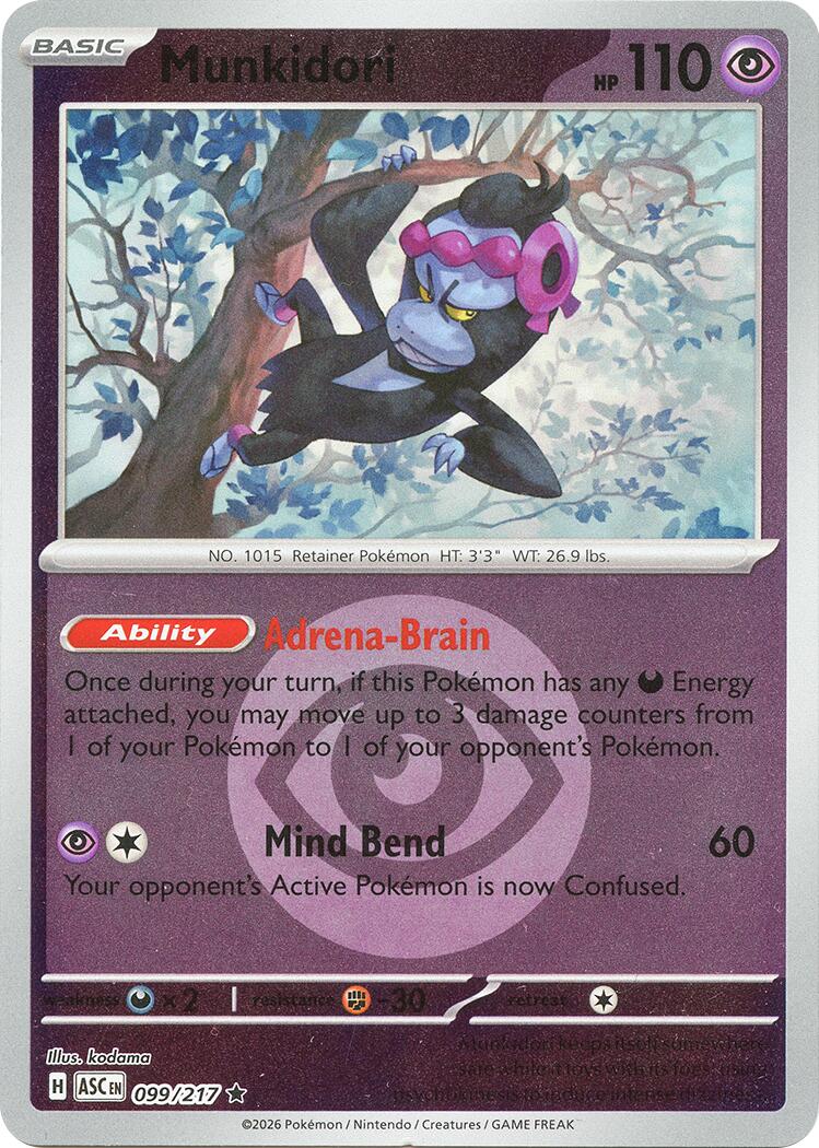 Munkidori (099/217) (Energy Symbol Pattern) [Mega Evolution: Ascended Heroes] - The Mythic Store | 24h Order Processing