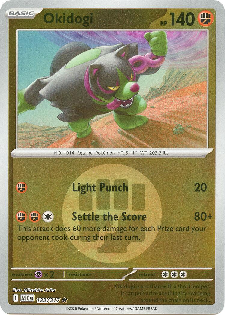Okidogi (122/217) (Energy Symbol Pattern) [Mega Evolution: Ascended Heroes] - The Mythic Store | 24h Order Processing