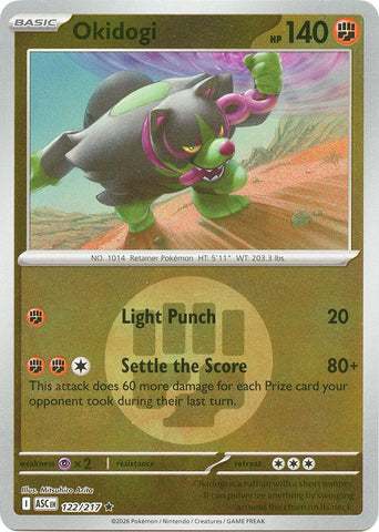 Okidogi (122/217) (Energy Symbol Pattern) [Mega Evolution: Ascended Heroes] - The Mythic Store | 24h Order Processing