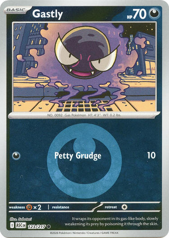 Gastly (123/217) (Energy Symbol Pattern) [Mega Evolution: Ascended Heroes] - The Mythic Store | 24h Order Processing