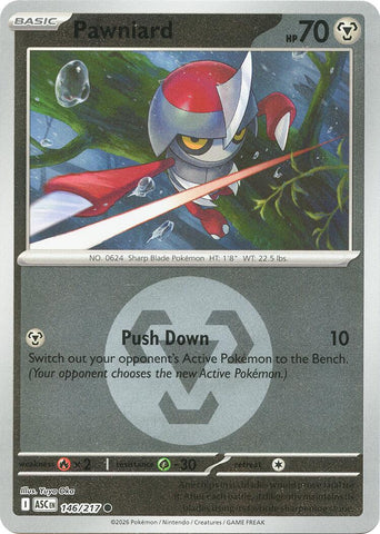 Pawniard (146/217) (Energy Symbol Pattern) [Mega Evolution: Ascended Heroes] - The Mythic Store | 24h Order Processing