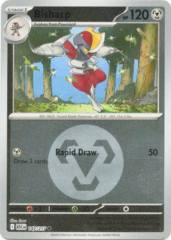 Bisharp (147/217) (Energy Symbol Pattern) [Mega Evolution: Ascended Heroes] - The Mythic Store | 24h Order Processing