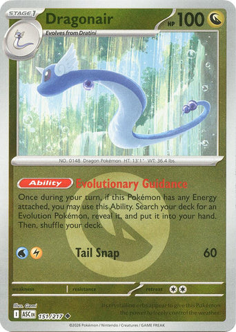 Dragonair (151/217) (Energy Symbol Pattern) [Mega Evolution: Ascended Heroes] - The Mythic Store | 24h Order Processing