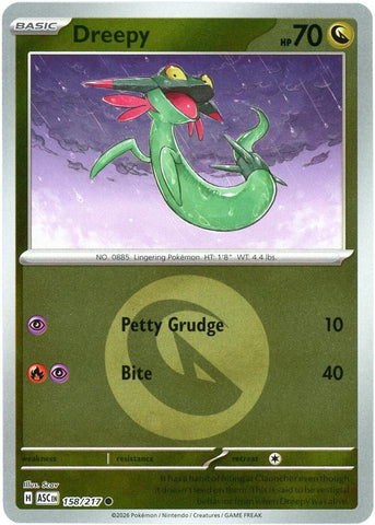 Dreepy (158/217) (Energy Symbol Pattern) [Mega Evolution: Ascended Heroes] - The Mythic Store | 24h Order Processing