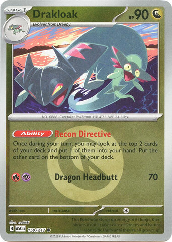 Drakloak (159/217) (Energy Symbol Pattern) [Mega Evolution: Ascended Heroes] - The Mythic Store | 24h Order Processing