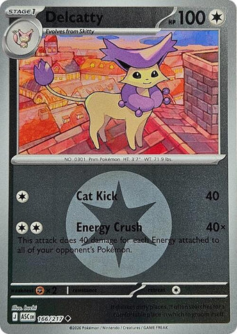 Delcatty (166/217) (Energy Symbol Pattern) [Mega Evolution: Ascended Heroes] - The Mythic Store | 24h Order Processing