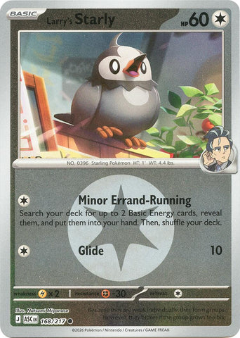 Larry's Starly (168/217) (Energy Symbol Pattern) [Mega Evolution: Ascended Heroes] - The Mythic Store | 24h Order Processing