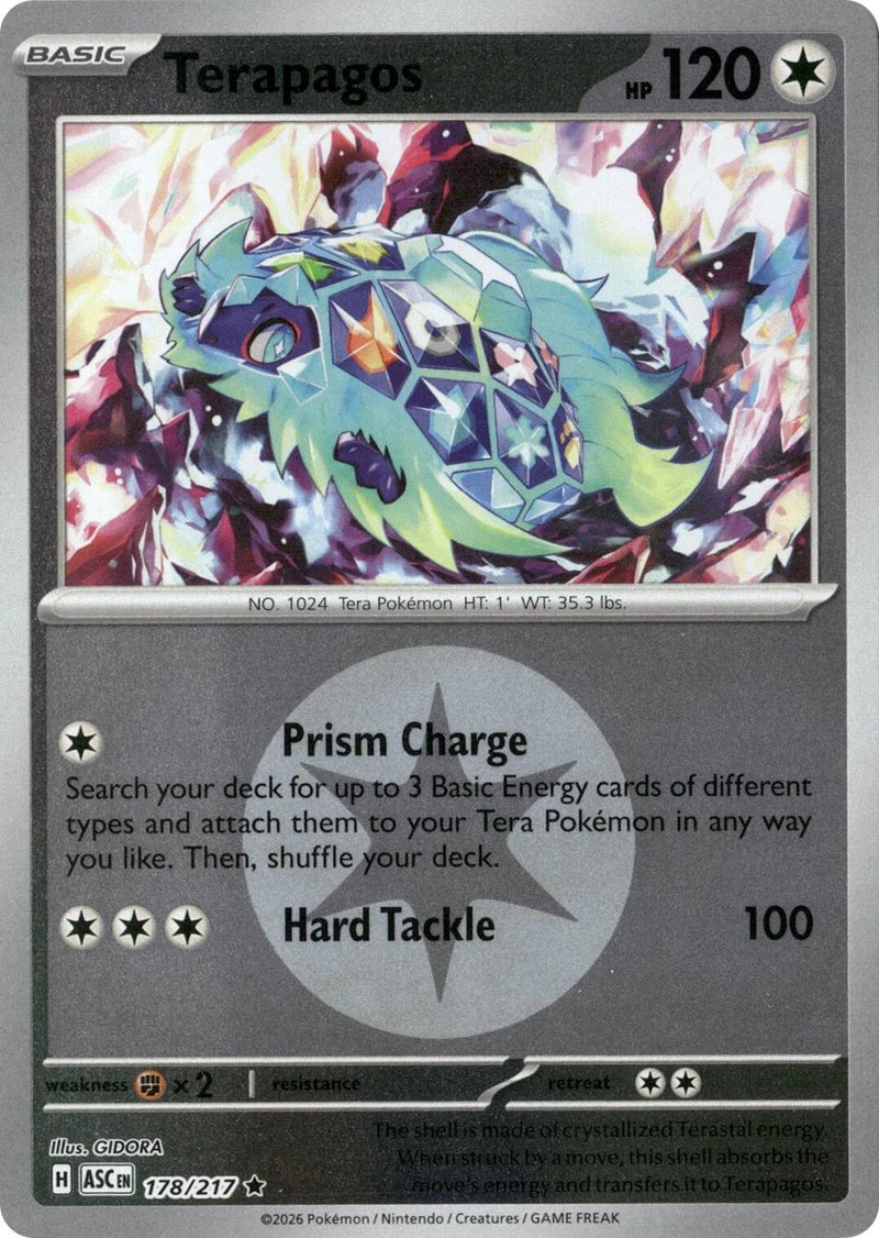 Terapagos (178/217) (Energy Symbol Pattern) [Mega Evolution: Ascended Heroes] - The Mythic Store | 24h Order Processing