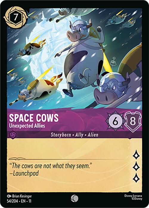Space Cows - Unexpected Allies (54/204) [Winterspell] - The Mythic Store | 24h Order Processing