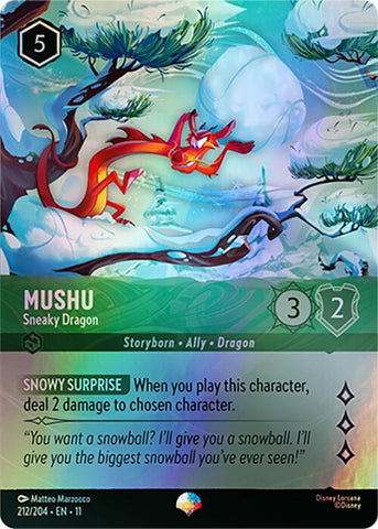 Mushu - Sneaky Dragon (Epic) (212/204) [Winterspell] - The Mythic Store | 24h Order Processing