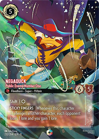 Negaduck - Public Enemy Number One (Enchanted) (232/204) [Winterspell] - The Mythic Store | 24h Order Processing