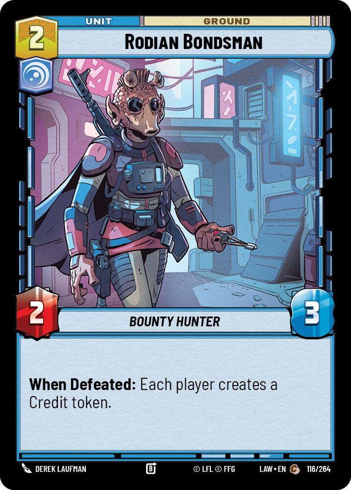 Rodian Bondsman (116/264) (116/264) [A Lawless Time]