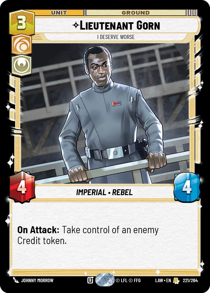 Lieutenant Gorn - I Deserve Worse (221/264) (221/264) [A Lawless Time] - The Mythic Store | 24h Order Processing