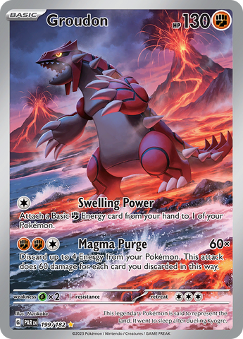 Groudon (199/182) [Scarlet & Violet: Paradox Rift] - The Mythic Store | 24h Order Processing