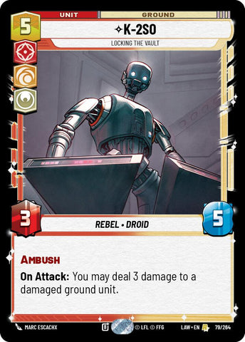 K-2S0 - Locking the Vault (79/264) (79/264) [A Lawless Time] - The Mythic Store | 24h Order Processing