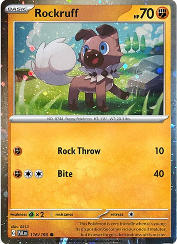 Rockruff (116/193) (Cosmos Holo) [Scarlet & Violet: Black Star Promos] - The Mythic Store | 24h Order Processing
