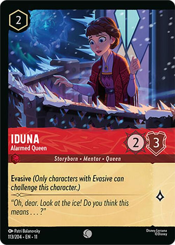 Iduna - Alarmed Queen (Foil) (113/204) [Winterspell] - The Mythic Store | 24h Order Processing