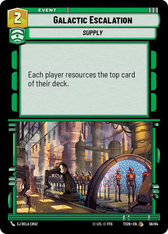 Galactic Escalation (58/64) (58/64) [Twin Suns] - The Mythic Store | 24h Order Processing