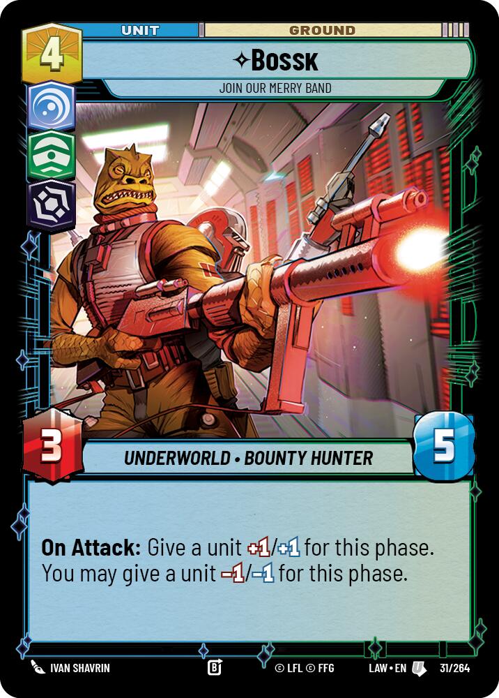 Bossk - Join Our Merry Band (31/264) (31/264) [A Lawless Time] - The Mythic Store | 24h Order Processing