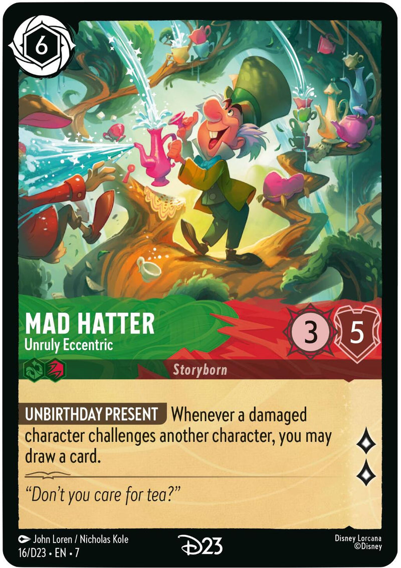 Mad Hatter - Unruly Eccentric (16) [D23 Promos] - The Mythic Store | 24h Order Processing