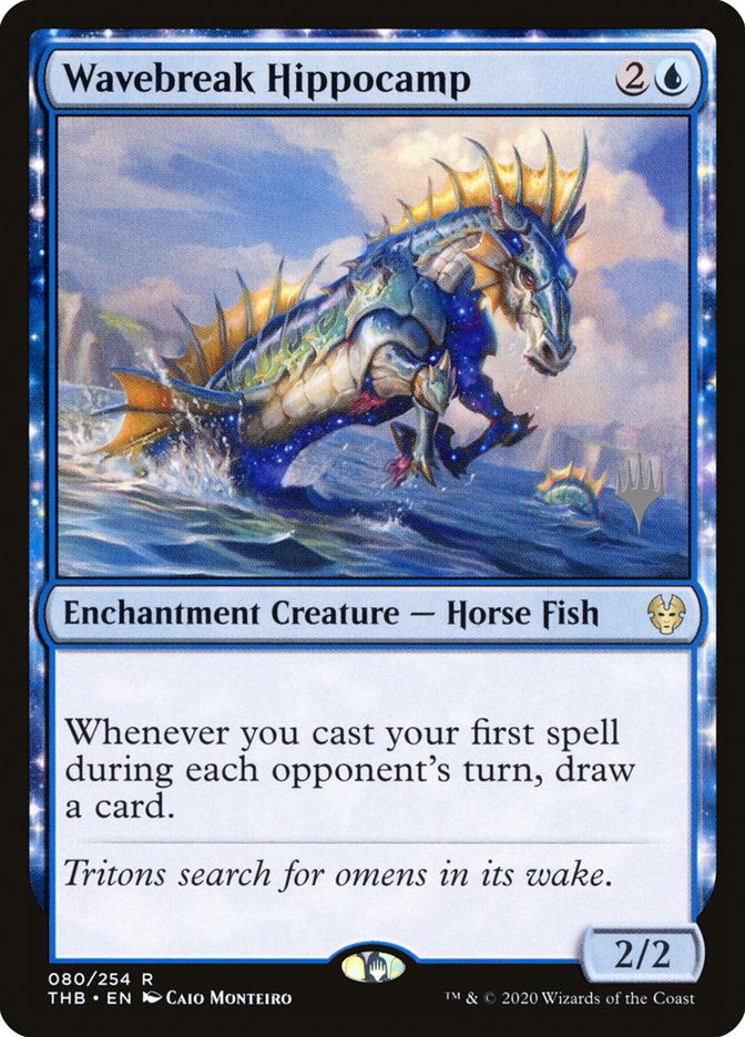 Wavebreak Hippocamp (Promo Pack) [Theros Beyond Death Promos] - The Mythic Store | 24h Order Processing