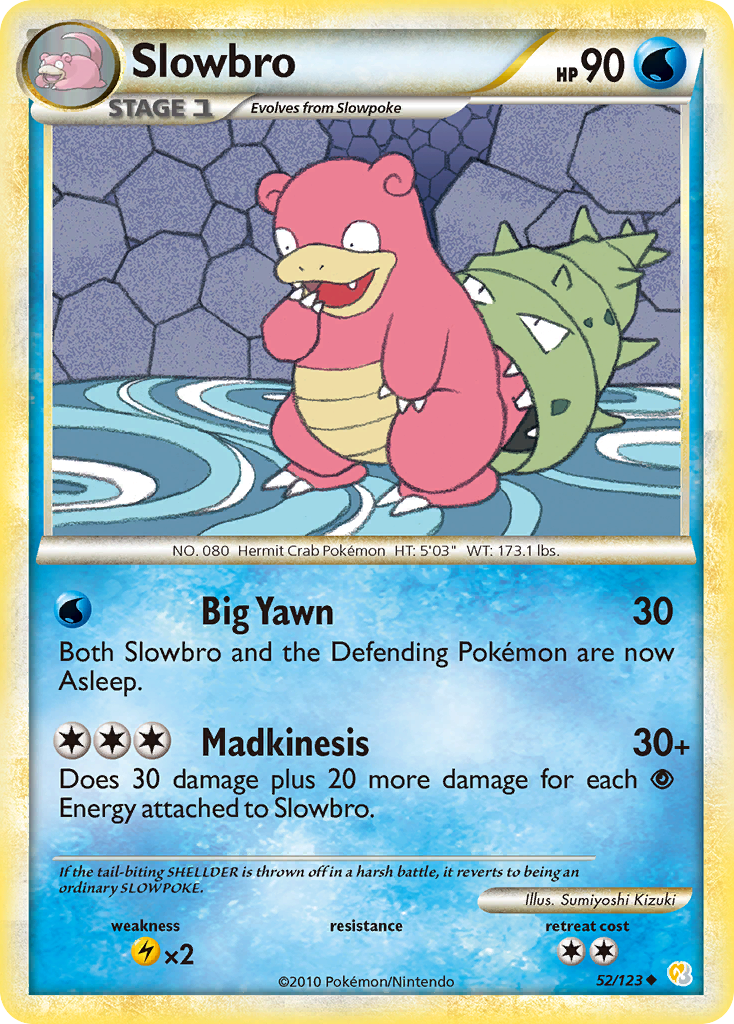 Slowbro (52/123) [HeartGold & SoulSilver: Base Set] - The Mythic Store | 24h Order Processing