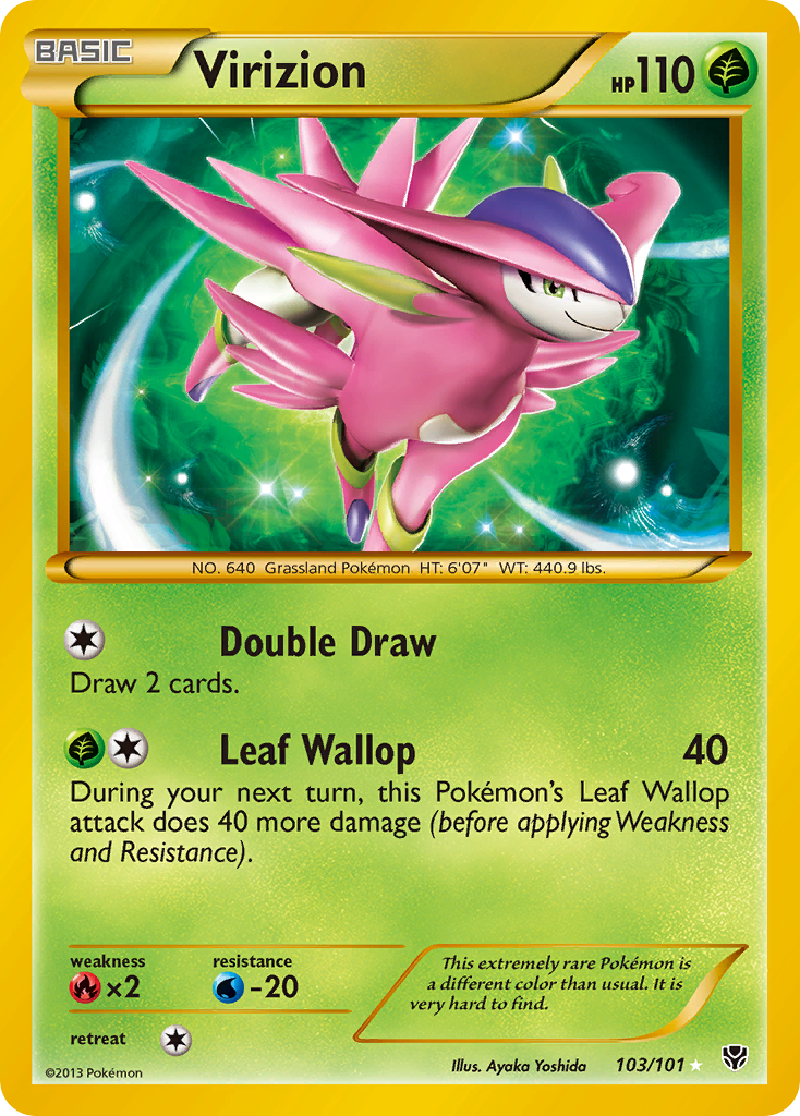 Virizion (103/101) [Black & White: Plasma Blast] - The Mythic Store | 24h Order Processing