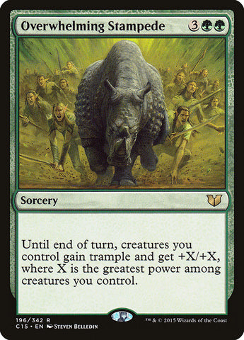 Overwhelming Stampede [Commander 2015] - The Mythic Store | 24h Order Processing