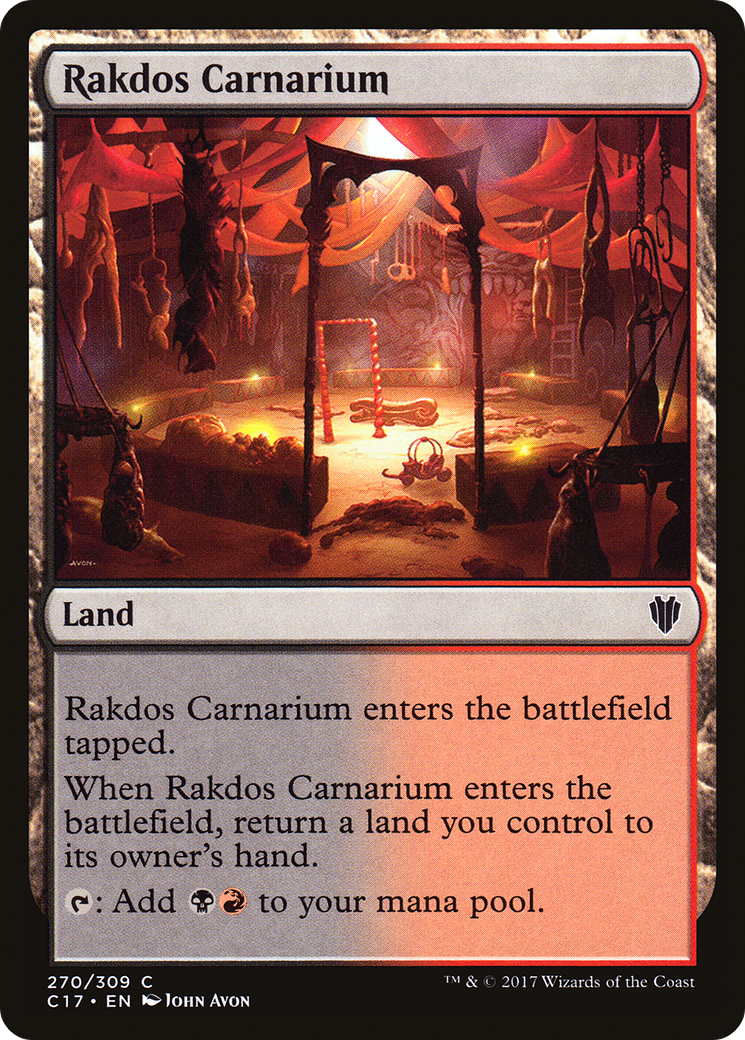 Rakdos Carnarium [Commander 2017] - The Mythic Store | 24h Order Processing