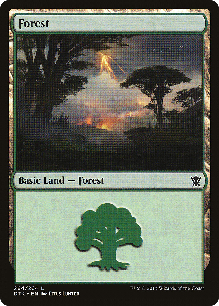 Forest (264) [Dragons of Tarkir] - The Mythic Store | 24h Order Processing