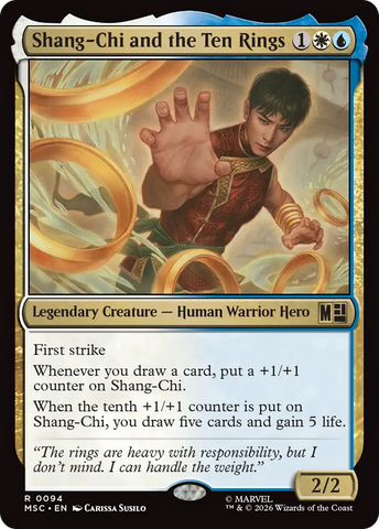 Shang-Chi and the Ten Rings (Surge Foil) [Marvel Super Heroes Commander] - The Mythic Store | 24h Order Processing