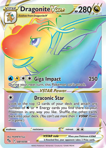 Dragonite VSTAR (081/078) [Pokémon GO] - The Mythic Store | 24h Order Processing