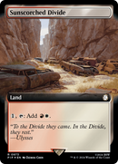 Sunscorched Divide (Extended Art) (Surge Foil) [Fallout] - The Mythic Store | 24h Order Processing