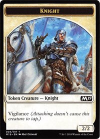 Knight // Thopter Double-Sided Token (Game Night) [Core Set 2019 Tokens] - The Mythic Store | 24h Order Processing