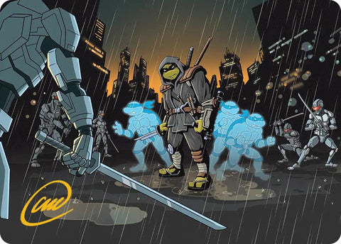 The Last Ronin's Technique Art Card (Gold-Stamped Signature) [Teenage Mutant Ninja Turtles Art Series] - The Mythic Store | 24h Order Processing
