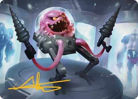 Krang, Master Mind Art Card (4/54) (Gold-Stamped Signature) [Teenage Mutant Ninja Turtles Art Series] - The Mythic Store | 24h Order Processing