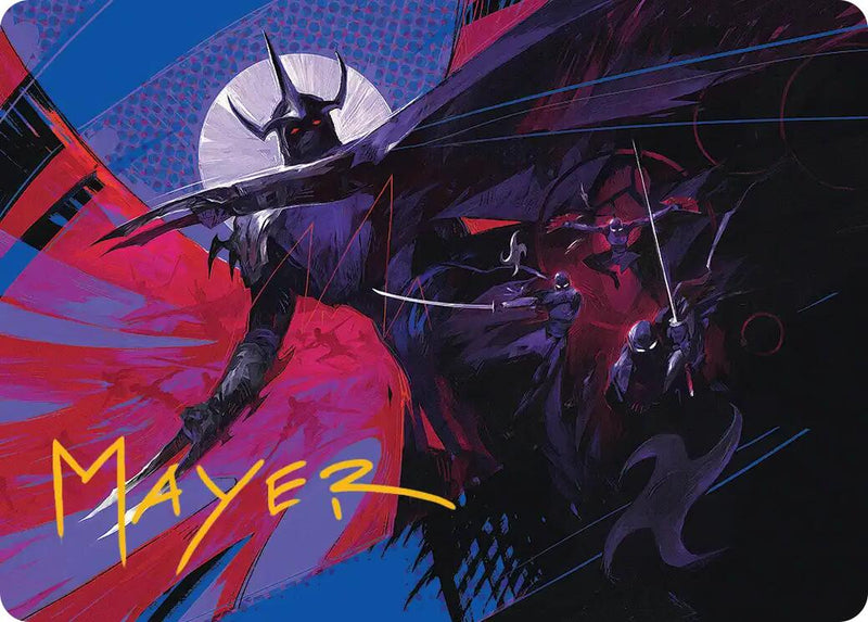 Shredder's Technique Art Card (Gold-Stamped Signature) [Teenage Mutant Ninja Turtles Art Series] - The Mythic Store | 24h Order Processing