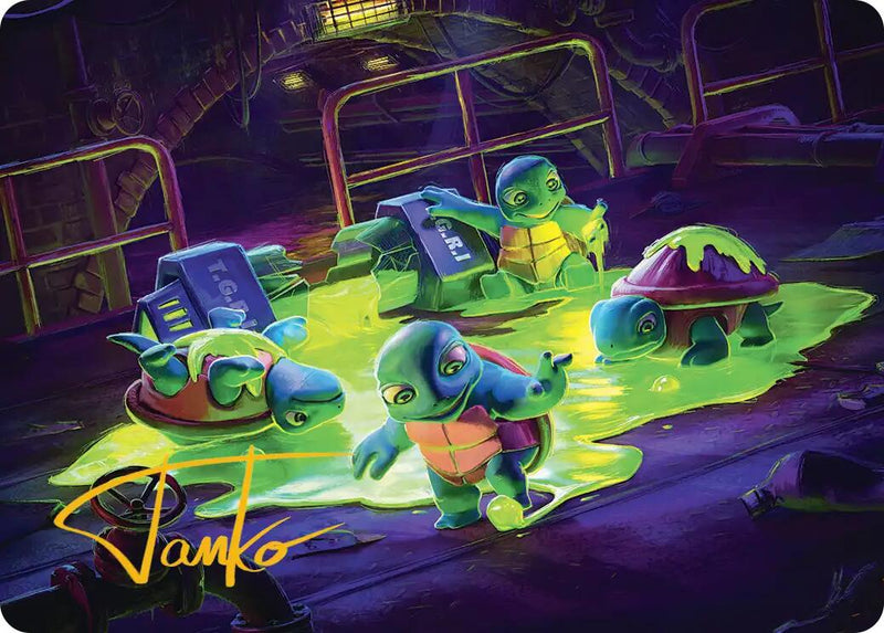The Ooze Art Card (Gold-Stamped Signature) [Teenage Mutant Ninja Turtles Art Series] - The Mythic Store | 24h Order Processing
