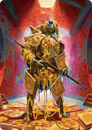 Commander's Plate Art Card (Gold-Stamped Signature) [Teenage Mutant Ninja Turtles Art Series] - The Mythic Store | 24h Order Processing