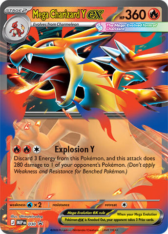 Mega Charizard Y ex (030) [Mega Evolution Promo] - The Mythic Store | 24h Order Processing